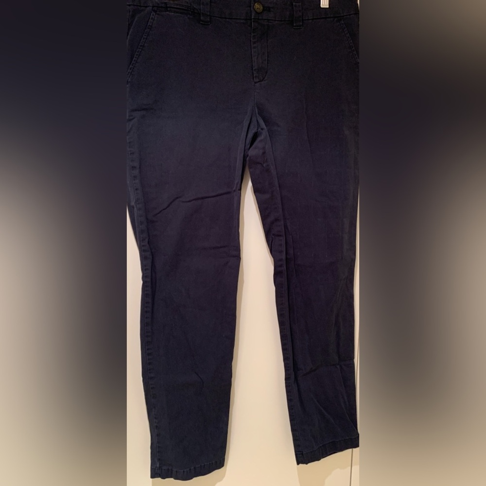 GAP - Women’s Broken-in Straight Khakis (navy, size 8)